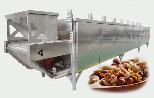 Industrial Dry Fruit Roasting Machine