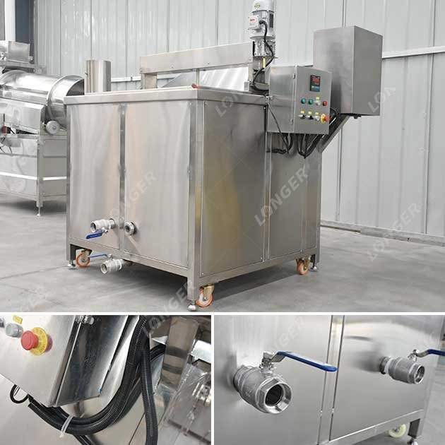 Peanut Burger Frying Machine Factory Price