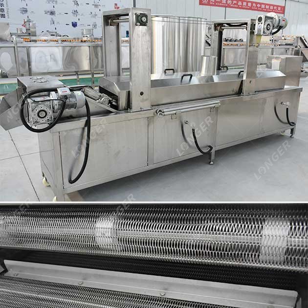 Belt Type Sunflower Seeds Fryer Machine