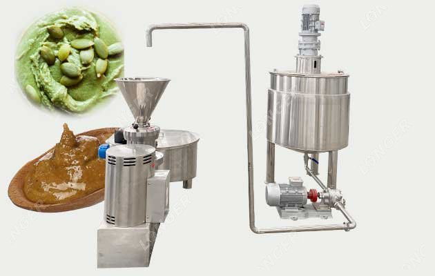 Industrial Pumpkin Flax Seed Butter Grinder Machine 200 KG/H