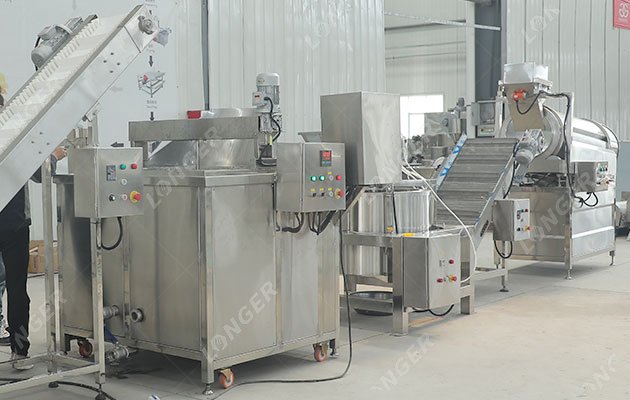 Corn Nuts Frying Line Fully Automatic